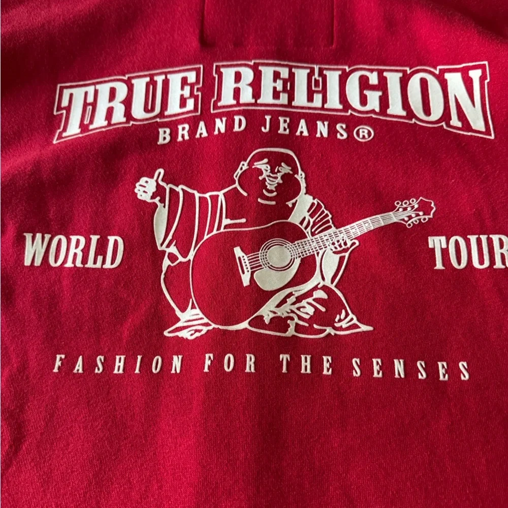 True Religion classic Buddha zip hoodie og version